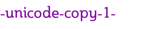 Steinem-Unicode-copy-1-.ttf是一款不错的英文字体下载
