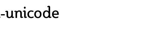 Steinem-Unicode.ttf是一款不错的英文字体下载