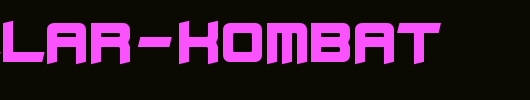 Stellar-Kombat.ttf是一款不错的英文字体下载