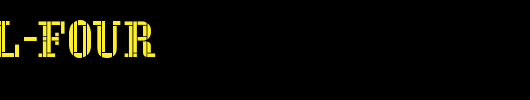 Stencil-Four.ttf是一款不错的英文字体下载
