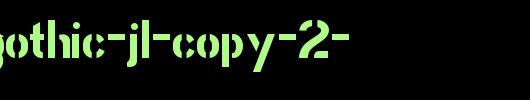 Stencil-Gothic-JL-copy-2-.ttf是一款不错的英文字体下载