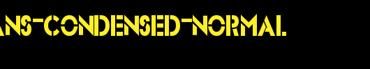 Stencil-Sans-Condensed-Normal.ttf是一款不错的英文字体下载
