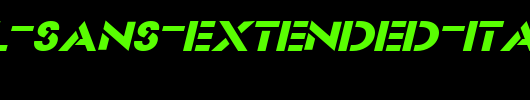 Stencil-Sans-Extended-Italic.ttf是一款不错的英文字体下载