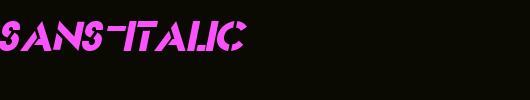 Stencil-Sans-Italic.ttf是一款不错的英文字体下载