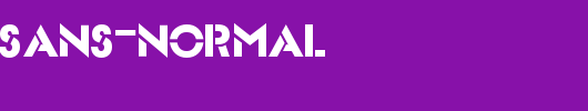 Stencil-Sans-Normal.ttf是一款不错的英文字体下载