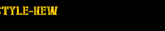 Stencil-Style-New.ttf是一款不错的英文字体下载