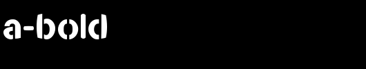 Stencilia-Bold.ttf是一款不错的英文字体下载