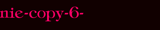 Stephanie-copy-6-.ttf是一款不错的英文字体下载