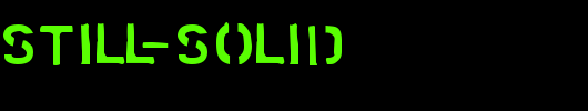 Stockstill-Solid.ttf是一款不错的英文字体下载