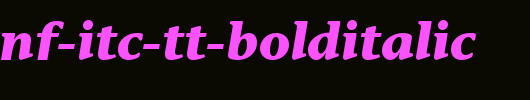 Stone-Inf-ITC-TT-BoldItalic.ttf是一款不错的英文字体下载