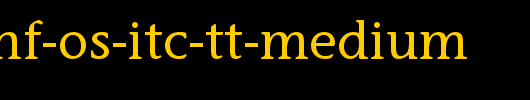 Stone-Inf-OS-ITC-TT-Medium.ttf是一款不错的英文字体下载