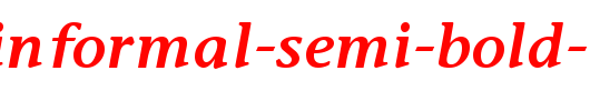 Stone-Informal-Semi-Bold-Italic.ttf是一款不错的英文字体下载