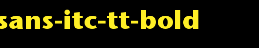 Stone-Sans-ITC-TT-Bold.ttf是一款不错的英文字体下载