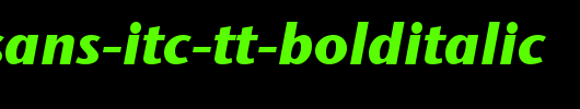 Stone-Sans-ITC-TT-BoldItalic.ttf是一款不错的英文字体下载