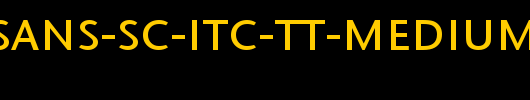 Stone-Sans-SC-ITC-TT-Medium.ttf是一款不错的英文字体下载
