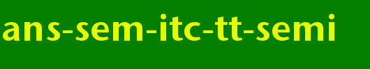Stone-Sans-Sem-ITC-TT-Semi.ttf是一款不错的英文字体下载