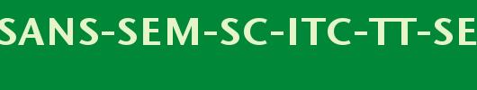 Stone-Sans-Sem-SC-ITC-TT-Semi.ttf是一款不错的英文字体下载