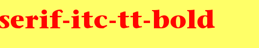 Stone-Serif-ITC-TT-Bold.ttf是一款不错的英文字体下载