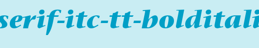 Stone-Serif-ITC-TT-BoldItalic.ttf是一款不错的英文字体下载