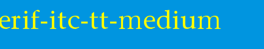 Stone-Serif-ITC-TT-Medium.ttf是一款不错的英文字体下载