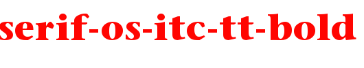 Stone-Serif-OS-ITC-TT-Bold.ttf是一款不错的英文字体下载