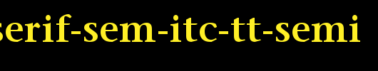 Stone-Serif-Sem-ITC-TT-Semi.ttf是一款不错的英文字体下载