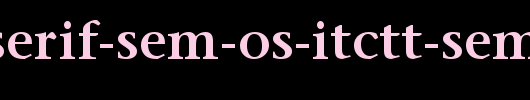 Stone-Serif-Sem-OS-ITCTT-Semi.ttf是一款不错的英文字体下载