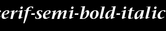 Stone-Serif-Semi-Bold-Italic.ttf是一款不错的英文字体下载