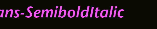 StoneSans-SemiboldItalic_英文字体
