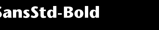 StoneSansStd-Bold_英文字体