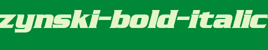 Straczynski-Bold-Italic.ttf是一款不错的英文字体下载
