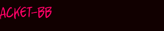 StraightJacket-BB.ttf是一款不错的英文字体下载