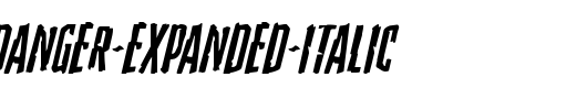 Stranger-Danger-Expanded-Italic.ttf是一款不错的英文字体下载