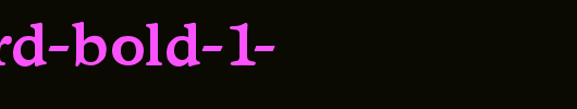 Stratford-Bold-1-.ttf是一款不错的英文字体下载