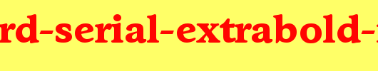 Stratford-Serial-ExtraBold-Regular.ttf是一款不错的英文字体下载