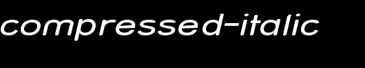 Street-Compressed-Italic.ttf是一款不错的英文字体下载