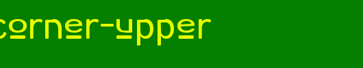 Street-Corner-Upper.ttf是一款不错的英文字体下载