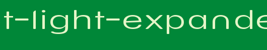 Street-Light-Expanded.ttf是一款不错的英文字体下载