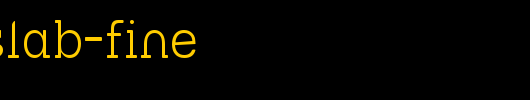 Street-Slab-Fine.ttf是一款不错的英文字体下载