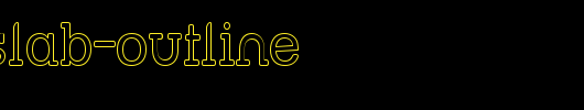 Street-Slab-Outline.ttf是一款不错的英文字体下载