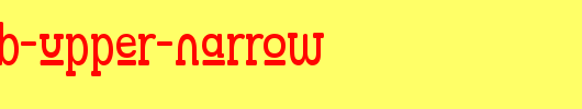 Street-Slab-Upper-Narrow.ttf是一款不错的英文字体下载