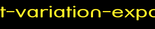 Street-Variation-Expanded.ttf是一款不错的英文字体下载