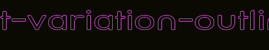 Street-Variation-Outline-Exp.ttf是一款不错的英文字体下载