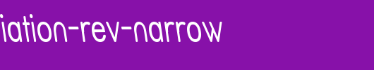 Street-Variation-Rev-Narrow.ttf是一款不错的英文字体下载