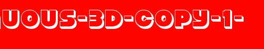 Strenuous-3D-copy-1-.ttf是一款不错的英文字体下载
