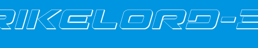 Strikelord-3D-Italic.ttf是一款不错的英文字体下载