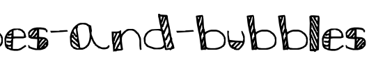 Stripes-and-bubbles.ttf是一款不错的英文字体下载