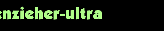 Strippenzieher-Ultra.ttf是一款不错的英文字体下载