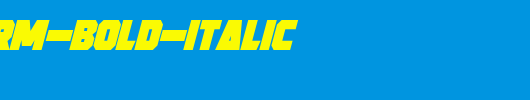 Strongarm-Bold-Italic.otf是一款不错的英文字体下载
