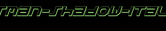 Stuntman-Shadow-Italic.ttf是一款不错的英文字体下载